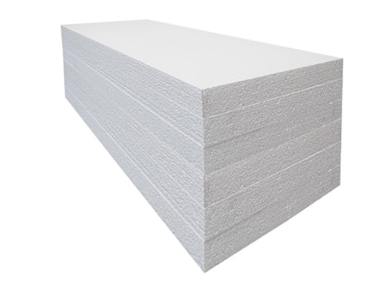 Polystyrene Sheets 2400mm x 1200mm x 50mm - White Foam Sheets