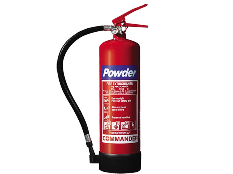 Fire Extinguisher 4kg Dry Powder With Bracket