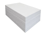 Polystyrene Sheets 600mm x 400mm x 25mm - White Foam Sheets