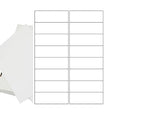 A4 Sheets Of Labels 16 Per Sheet (99 x 34mm)