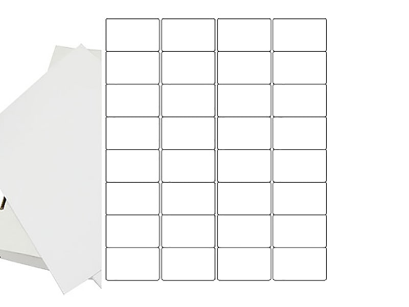 A4 Sheets Of Labels 32 Per Sheet (49 x 30mm)