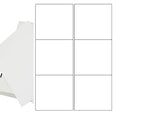 A4 Sheets Of Labels 6 Per Sheet (Label 99 x 93mm)