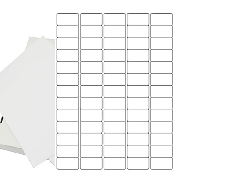A4 Sheets Of Labels 65 Per Sheet (38 x 21mm)