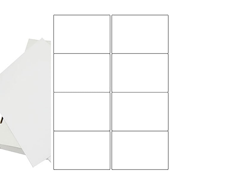 A4 Sheets Of Labels 8 Per Sheet (Label 99 x 68mm)