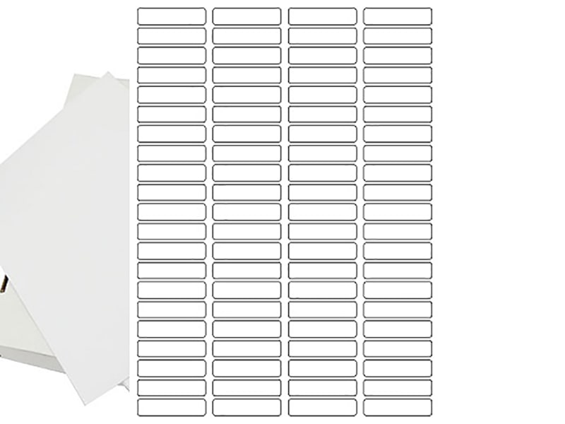 A4 Sheets Of Labels 84 Per Sheet (46 x 11.1mm)