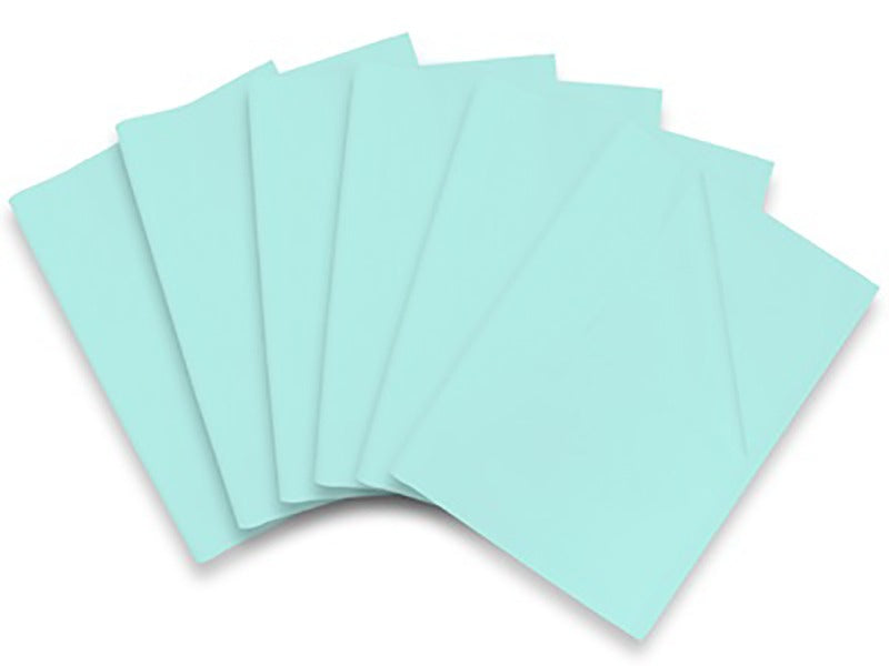 Baby Blue coloured acid free tissue paper, 500x750mm