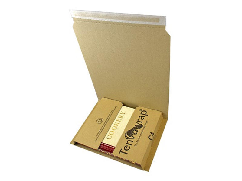 Book Wrap Mailers Tenvowrap Size C4 -312 x 250 x 74mm
