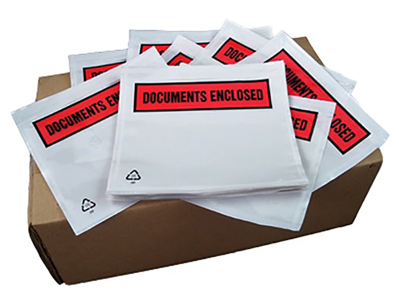 A7 Printed Document Enclosed Wallets 95mm x 125mm