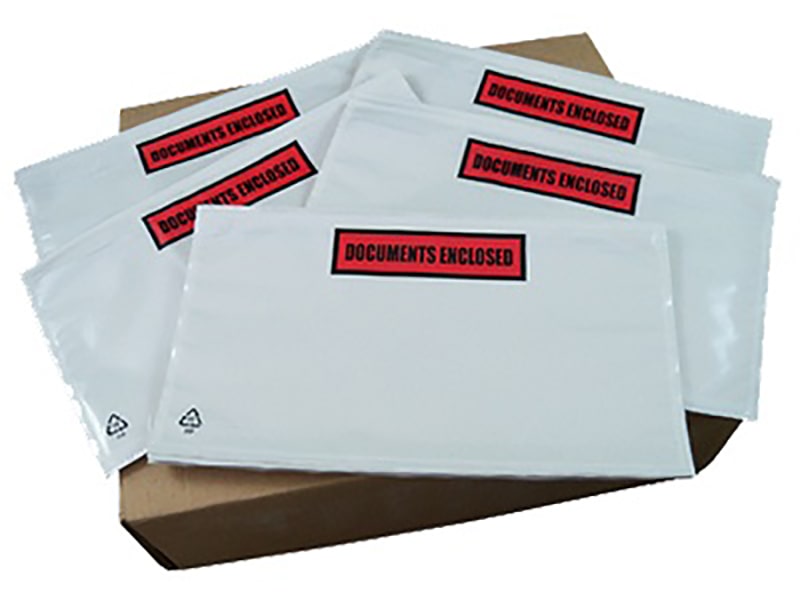 DL 'Printed' Document Enclosed Wallets 110mm x 230mm