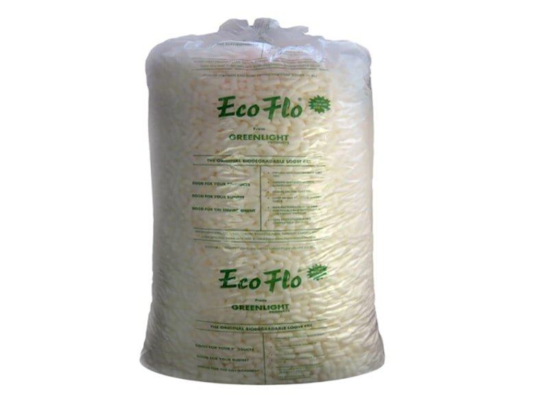Biodegradable Loose Void Fill - Packing Peanuts 15 Cubic Foot Bags, EcoFlo