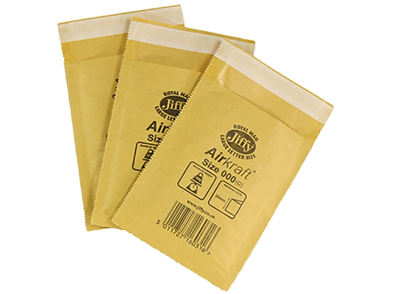 Jiffy JL-5 260 x 345 mm Airkraft lichtgewicht posttas voor boeken (maat 5), wit, doos van 50 Jiffy JL-5 260 x 345 mm Airkraft lichtgewicht posttas voor boeken (maat 5), wit, doos van 50