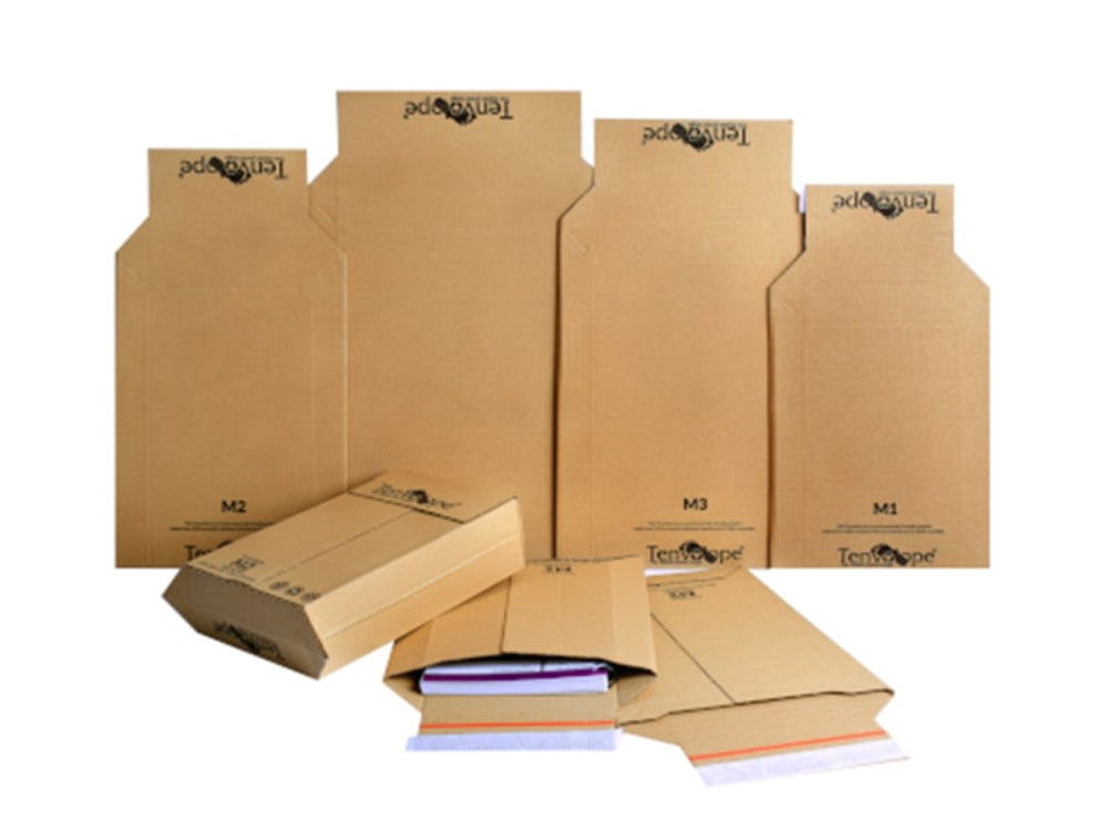 M-Envelopes 219 x 155 x 70mm - Expandable Postal Mailer M1 Tenvolope