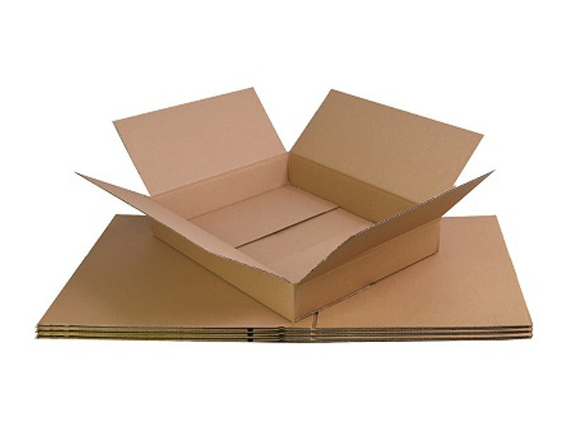Postal Mailing Cardboard Boxes 442x342x66mm - Royal Mail Small Parcel Box OLD