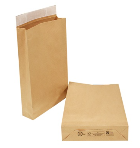 Kraft Mailing Bags 7 x 12 x 2" Peel and Seal