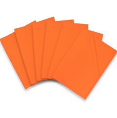 Orange Coloured Acid Free Tissue Paper 375 x 500mm