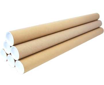 Size A1 Cardboard Postal Tubes 630mm x 45mm
