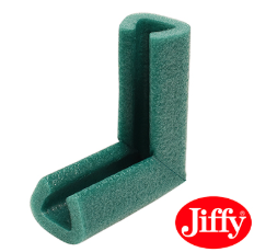 25-35mm Ocean Green Jiffy Foam Corners U35