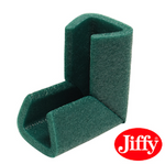 45-60mm Ocean Green Jiffy Foam Corners U60