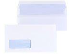 DL Window White Self Seal Envelopes 110 x 220mm