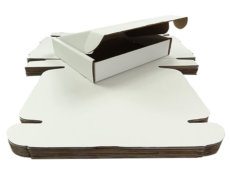 White Postal Box 200x120x50mm (8x5x2") 50 Units