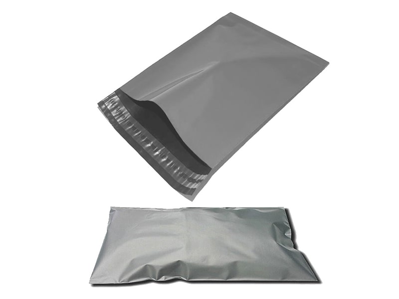 Grey Mailing Bags, 10" x 12"