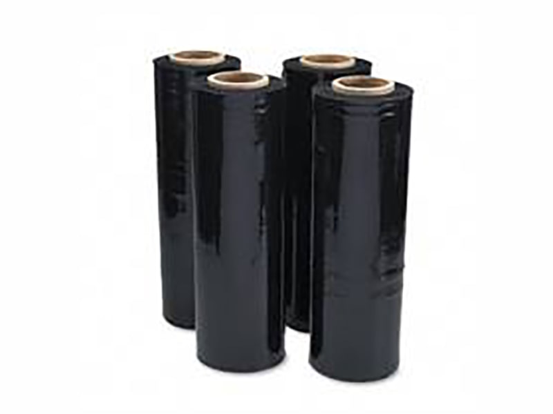 Black Pallet Stretch Shrink Wrap Std. Core 400mm x 150m, 17mu