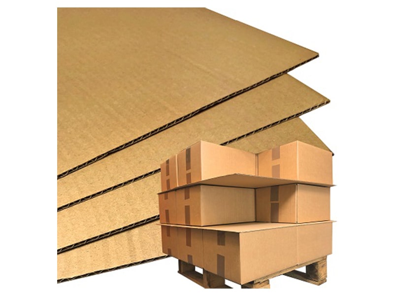 Cardboard Layerd Shell Cardboard Sheets - Single Wall Corrugated Layer Pads 1200 x 1000mm ...